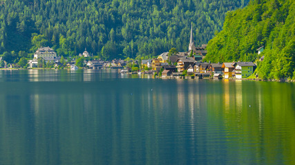 Hallstatt am Halstättersee, Salzkammergut, Österreich