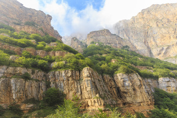 Canyon in the mountains near the village of Griz.Guba.Azerbaijan