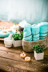 Spa setting