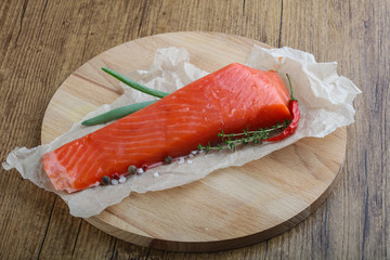 Salmon fillet
