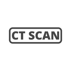 CT scan icon, CT scanner