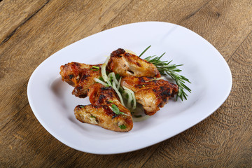 Grilled chicken wings