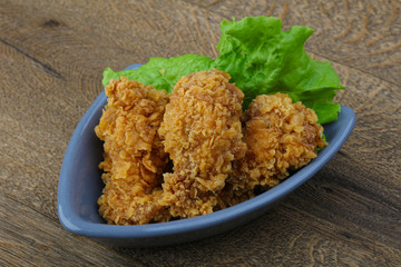 Crispy chicken wings