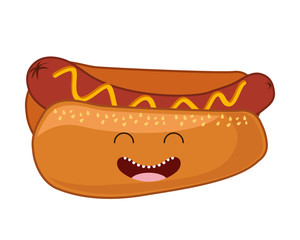 fast food character cute icon