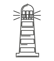 lighthouse tower guide icon