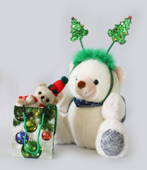 deux ours de Noël