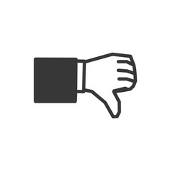 Human hand concept represented by gesture with fingers  icon. Isolated and flat illustration