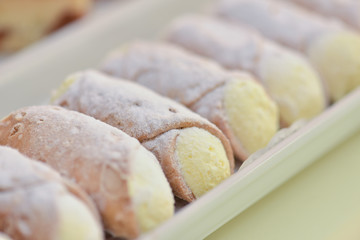 Cannelloni closeup shot