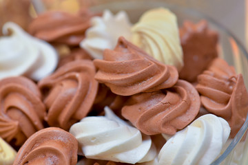 Different coloured marshmallows