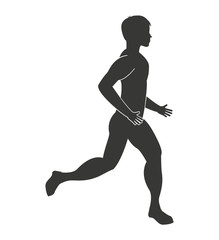 person running athlete icon