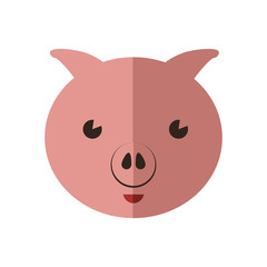 Money and Financial item concept represented by piggy icon. Isolated and flat illustration