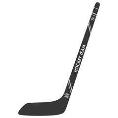 flat design hockey sticks icon vector illustration