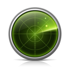 Green radar screen