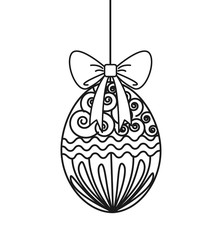 sweet egg paint colorfull isolated icon design