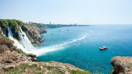 Waterfall Duden at Antalya, Turkey