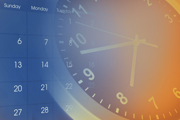 Clock and calendar