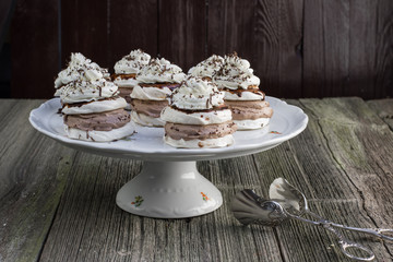 Several Czech sweet dessert 