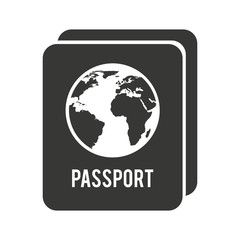 passport pass document icon