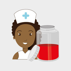nurse crooss smartphone graphic