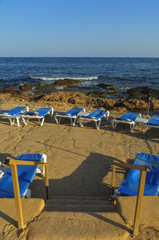 sunbeds near the sea
ibiza,summer,Spain