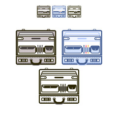Business briefcase set