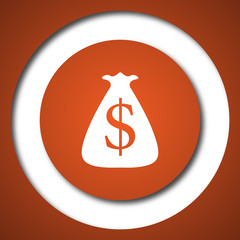 Dollar sack icon