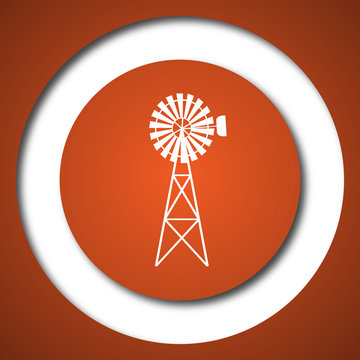 Classic windmill icon