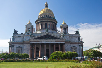 St. Isaac's Cathedral in the summer