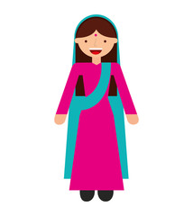 indian woman culture icon