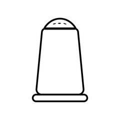 Food ingredient concept represented by salt icon. Isolated and flat illustration