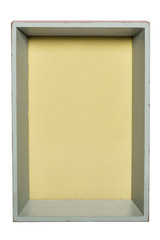 Photo frame with yellow background