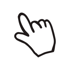 Obraz premium Technology concept represented by cursor icon. Isolated and flat illustration