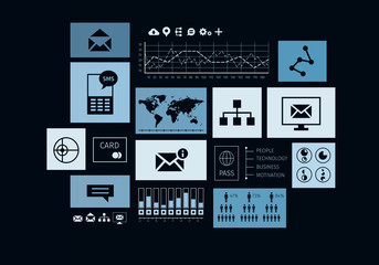 Social Media Marketing . Mixed media