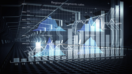 Internet technology business concept . Mixed media