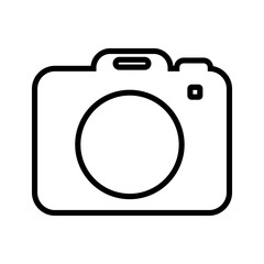 Technology and gadget concept represented by camera icon. Isolated and flat illustration