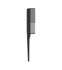 Hair salon and barber shop concept represented by comb icon. Isolated and flat illustration