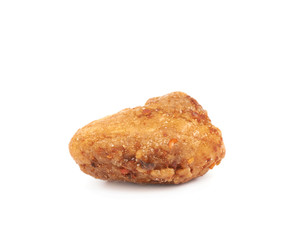 Spice and sugar coated peanut isolated