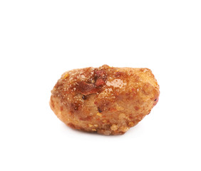 Spice and sugar coated peanut isolated