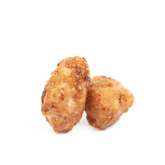 Spice and sugar coated peanut isolated