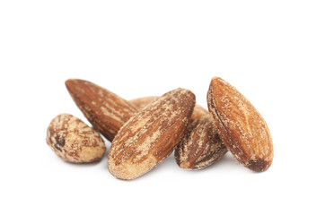 Almond nuts isolated