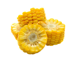 Corn isolated on  white background