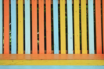 Colorful wooden background and texture.