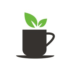 Coffe&tea logo vector