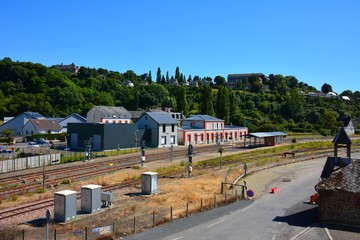 Fototapeta premium gare d' avranches en normandie