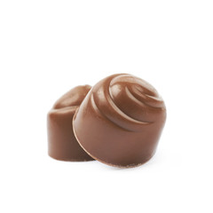 Chocolate confection candy isolated