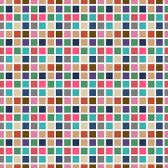 Seamless pattern abstract square pixel mosaic tile background