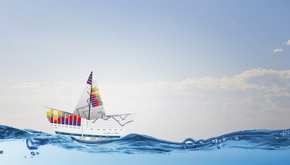 Concept of financial security . Mixed media