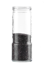 chia seeds isolated on white