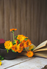 bouquet of calendula