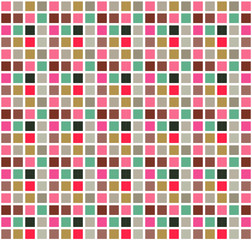 Seamless pattern abstract square pixel mosaic tile background